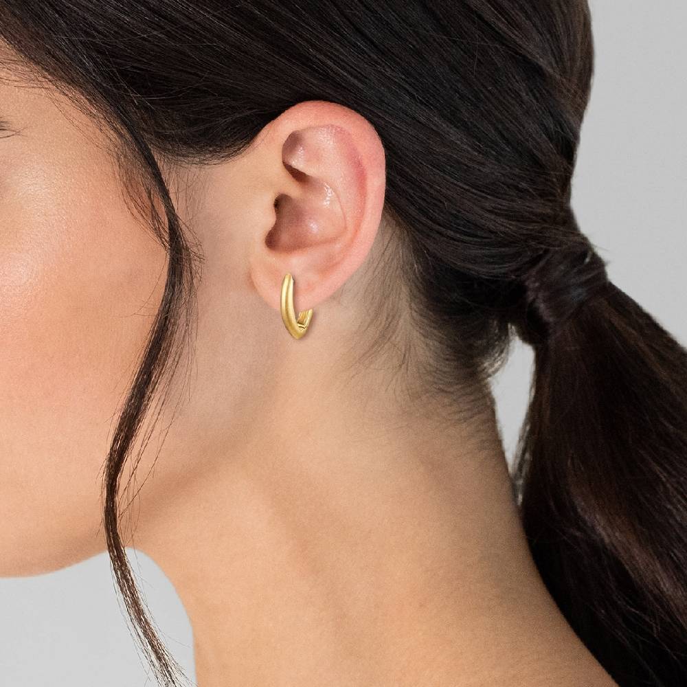 Rafaela Donata Creolen Sterling Silber gelbgold Zeitlich begrenztes Angebot