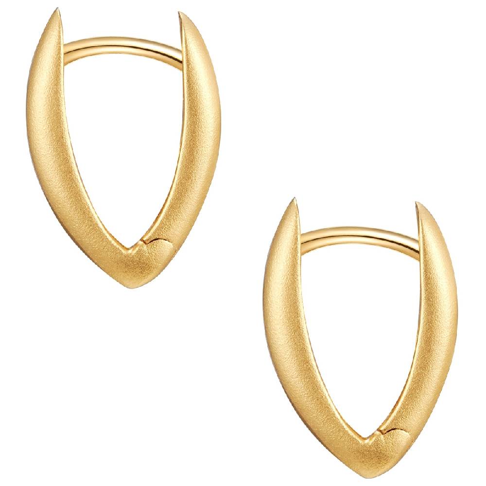 Rafaela Donata Creolen Sterling Silber gelbgold Zeitlich begrenztes Angebot