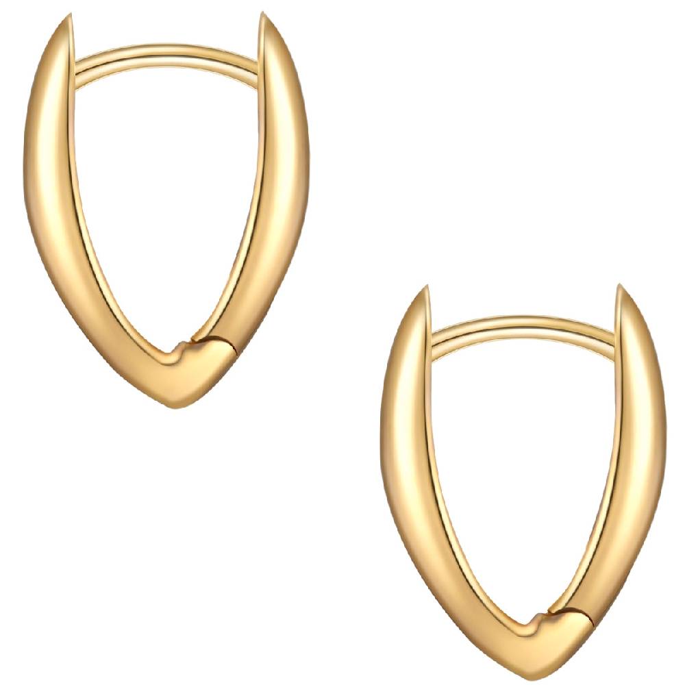 Rafaela Donata Creolen Sterling Silber gelbgold Blitzangebot