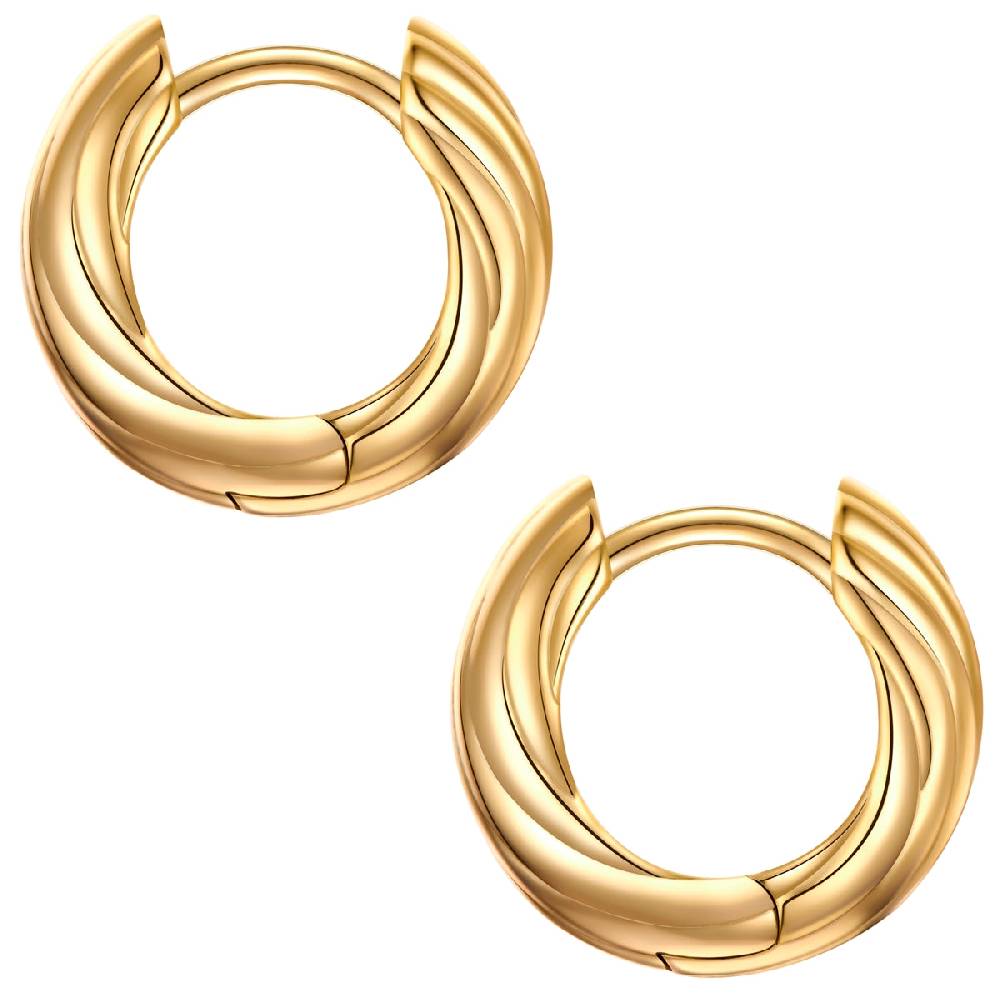 Rafaela Donata Creolen Sterling Silber gelbgold Tiefpreis