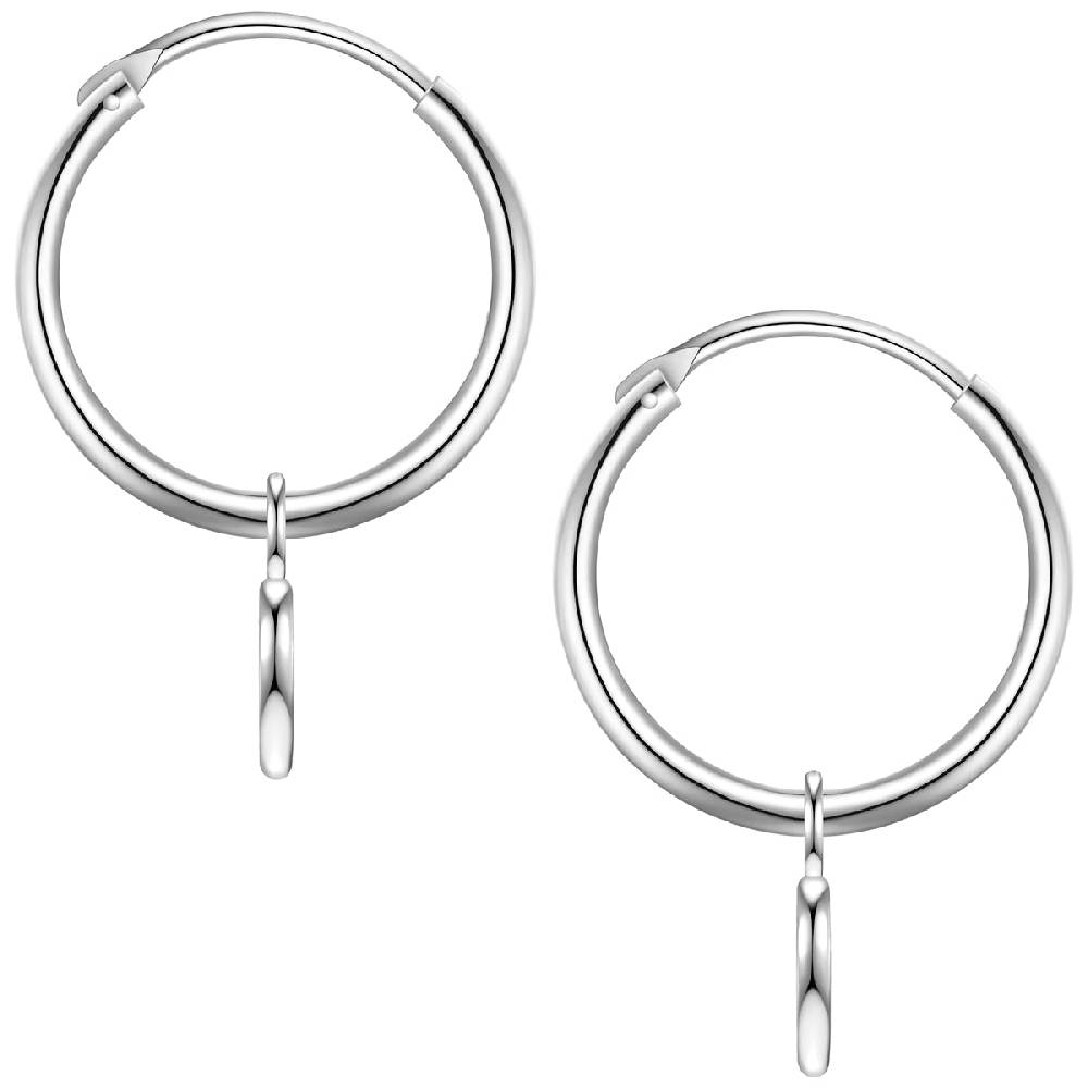Rafaela Donata Creolen Sterling Silber Zirkonia weiß Super Sparpreis