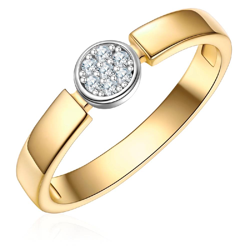 Rafaela Donata Ring Sterling Silber bicolor Zirkonia weiß Bis zu 50% Rabatt