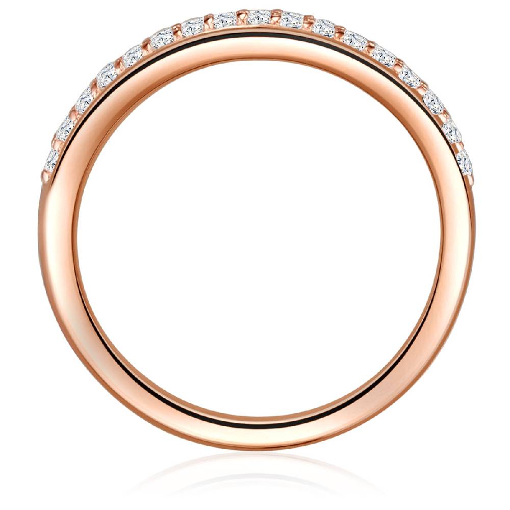 Rafaela Donata Ring Sterling Silber roségold Zirkonia weiß Bis zu 55% Rabatt