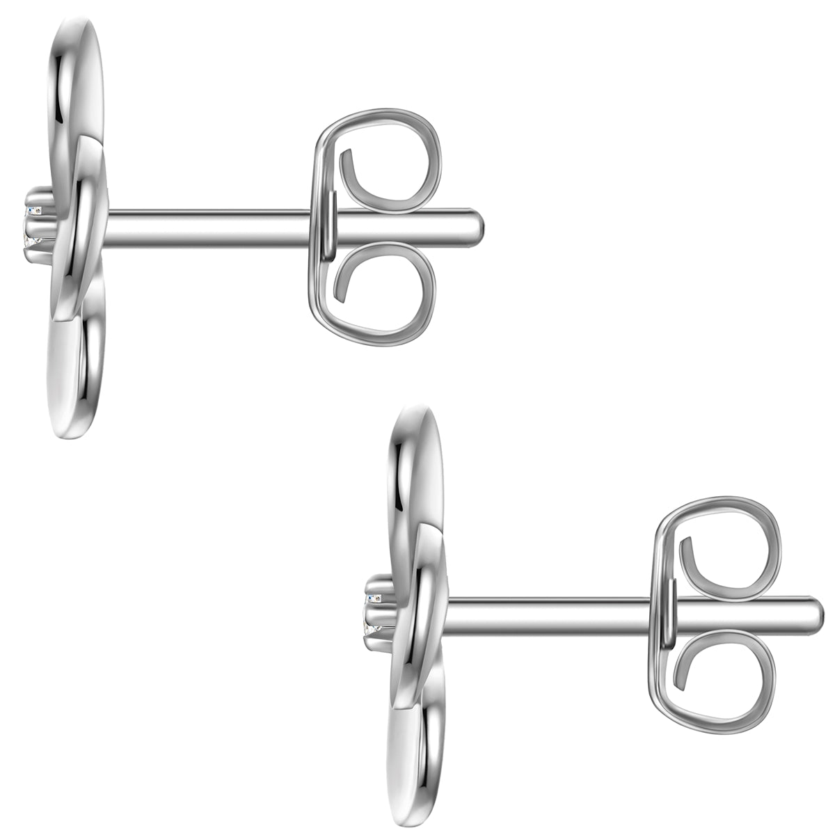 Rafaela Donata Ohrstecker Sterling Silber Zirkonia weiß Fabrik Onlineshop