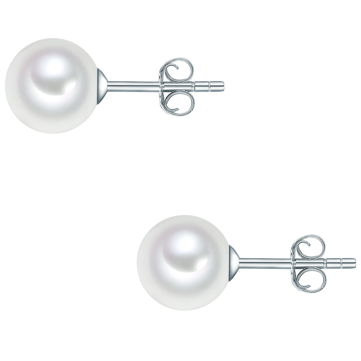 Rafaela Donata Ohrstecker Sterling Silber Muschelkernperle weiß Begrenztes Angebot