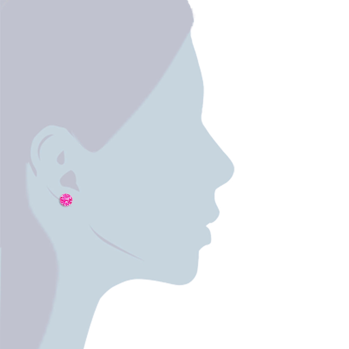 Rafaela Donata Ohrstecker Sterling Silber verziert mit Kristallen von Swarovski® rosa Exklusivangebot