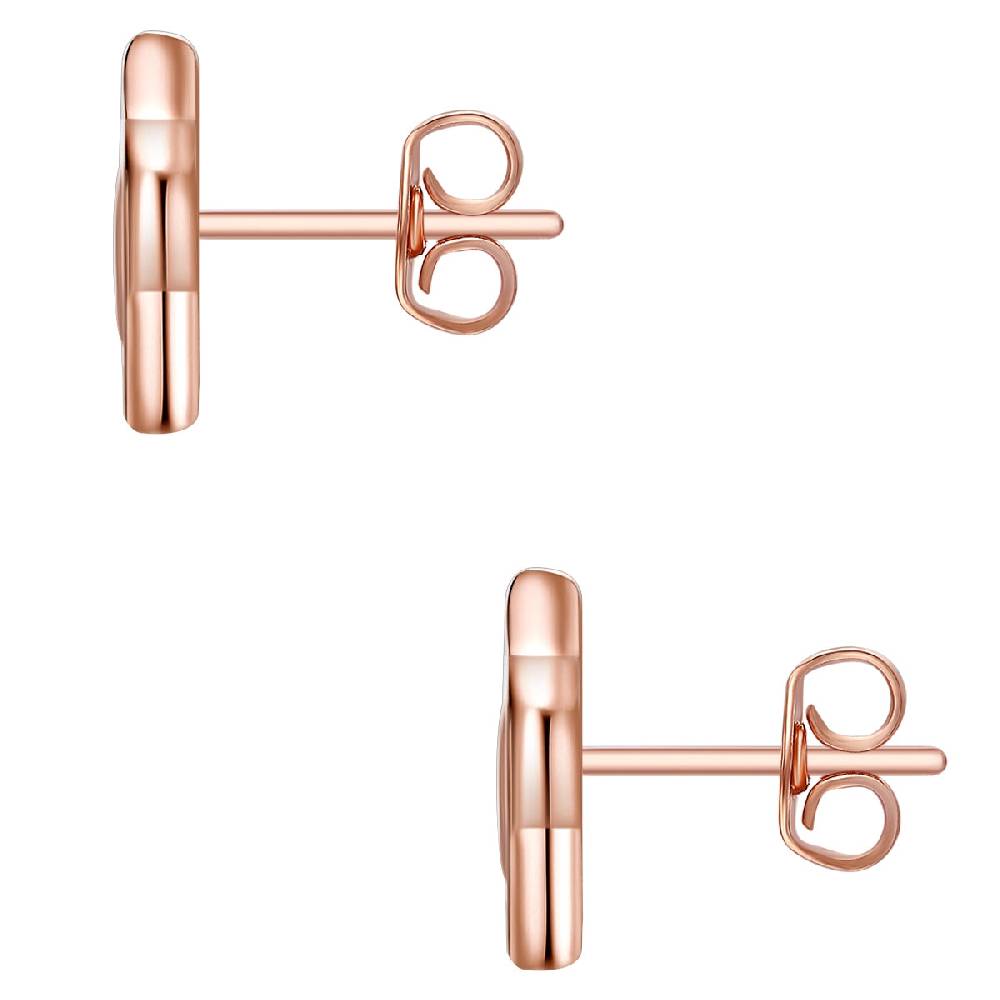 Rafaela Donata Ohrstecker Sterling Silber roségold Zirkonia weiß Saisonschlussverkauf