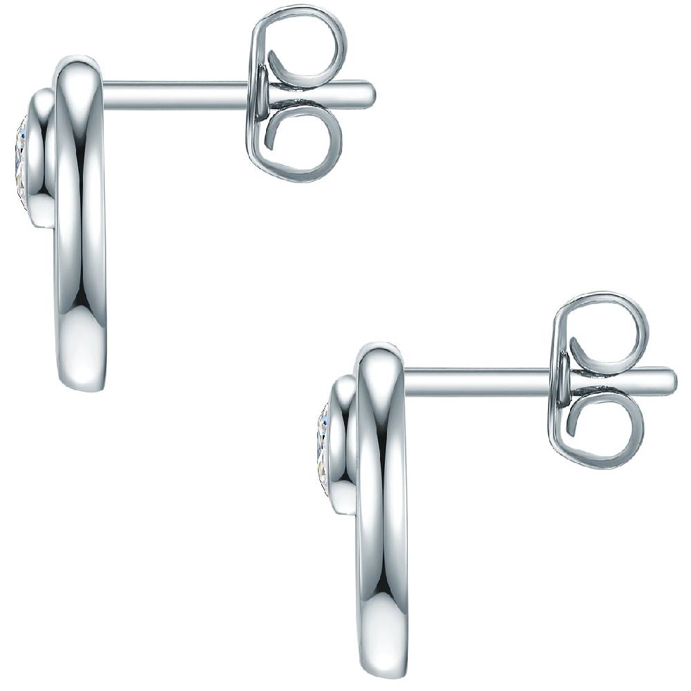 Rafaela Donata Ohrstecker Sterling Silber Zirkonia weiß Weihnachtsangebot