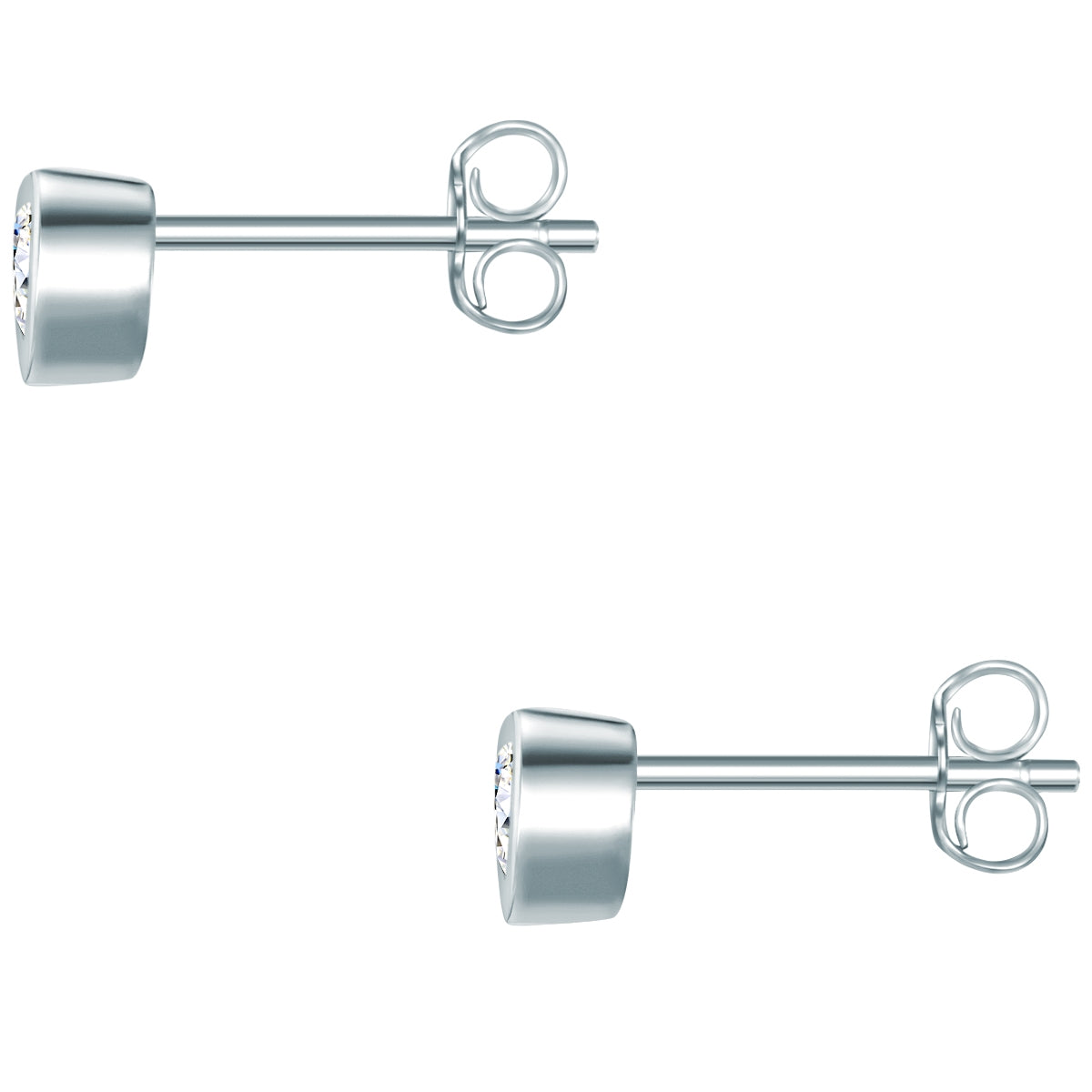 Rafaela Donata Ohrstecker Sterling Silber Zirkonia weiß Super Sparpreis