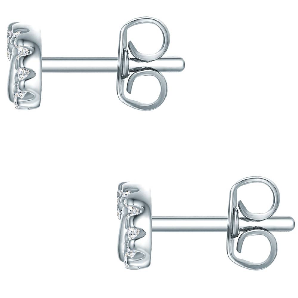 Rafaela Donata Ohrstecker Sterling Silber Zirkonia weiß Letzte 3 Tage