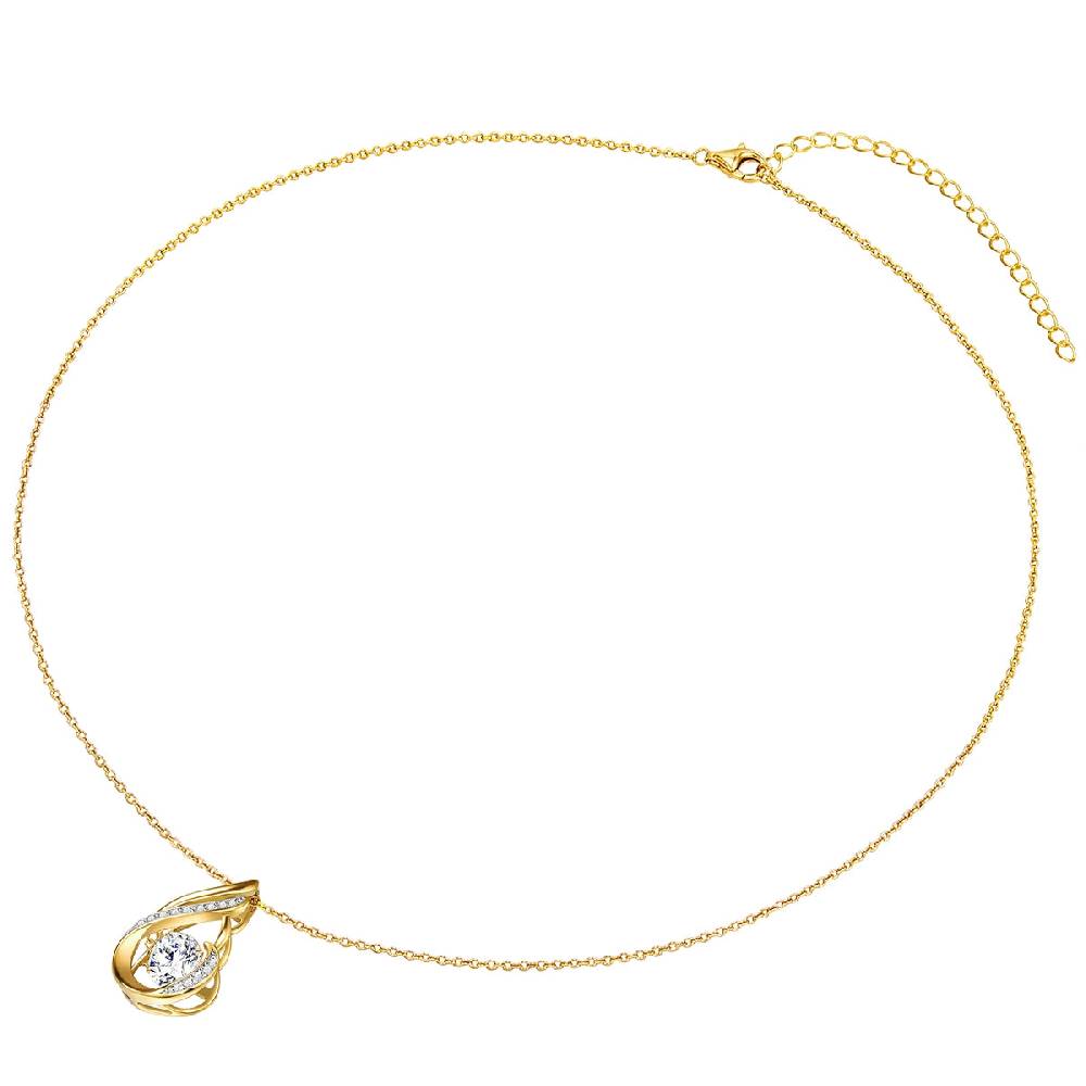 Rafaela Donata Kette mit Anhänger Sterling Silber gelbgold Zirkonia weiß Bis zu 55% Rabatt