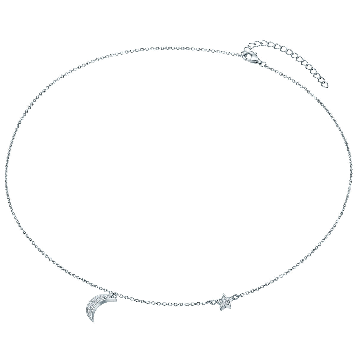 Rafaela Donata Kette mit Anhänger Sterling Silber Zirkonia weiß 50% Rabatt mit kostenlosem Versand