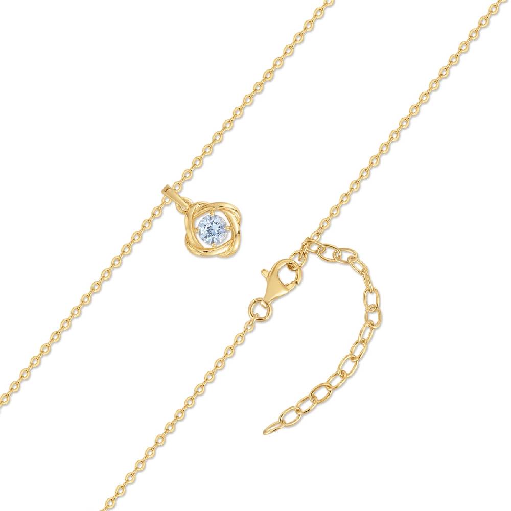 Rafaela Donata Kette mit Anhänger Sterling Silber gelbgold Spinell (synth.) blau Verkauf
