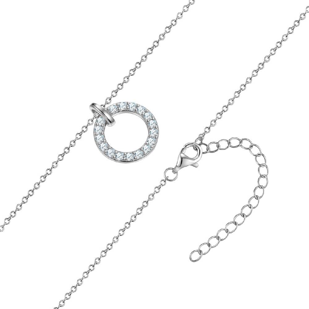 Rafaela Donata Kette mit Anhänger Sterling Silber Zirkonia weiß Sonderangebot