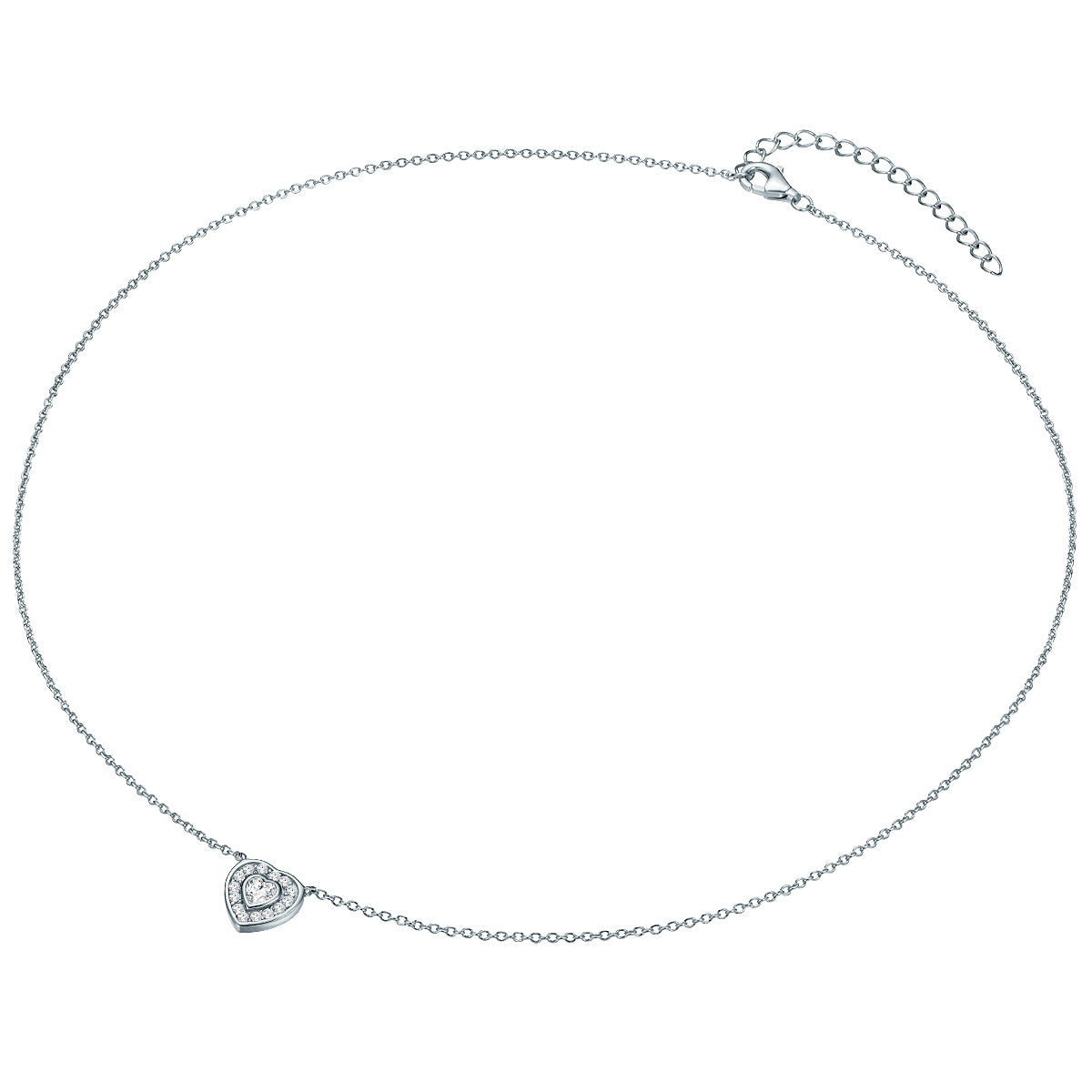 Rafaela Donata Kette mit Anhänger Sterling Silber Zirkonia weiß Online Shopping