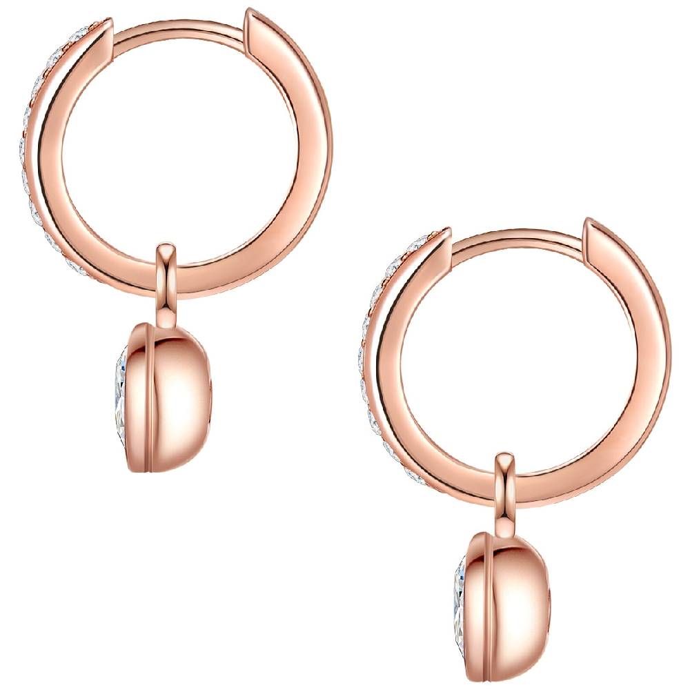 Rafaela Donata Creolen Sterling Silber roségold Zirkonia weiß Nur noch ein Tag übrig