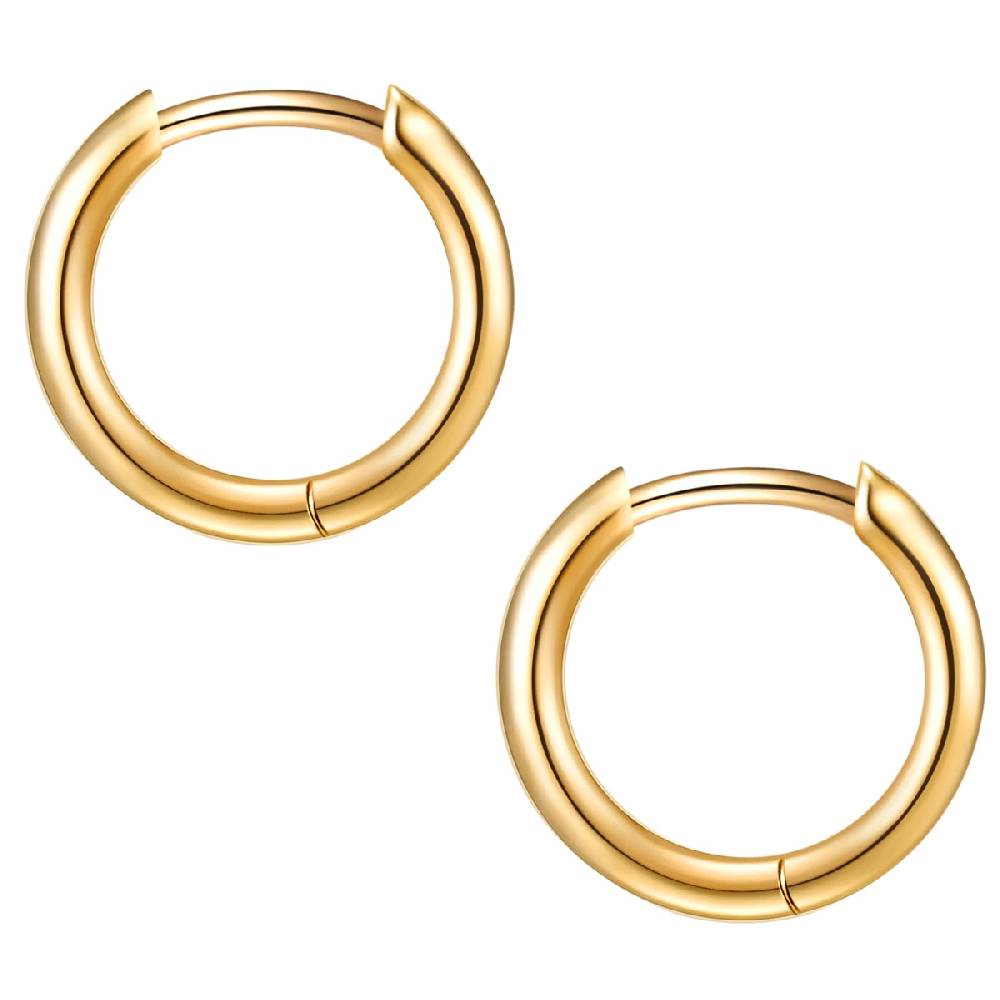 Rafaela Donata Creolen Sterling Silber gelbgold 50% Rabatt mit kostenlosem Versand