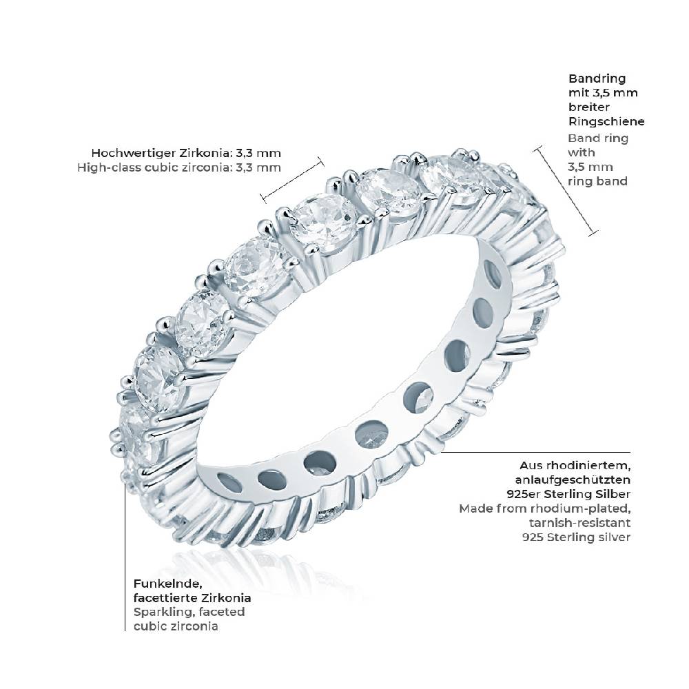 Rafaela Donata Ring Sterling Silber Zirkonia weiß Outlet