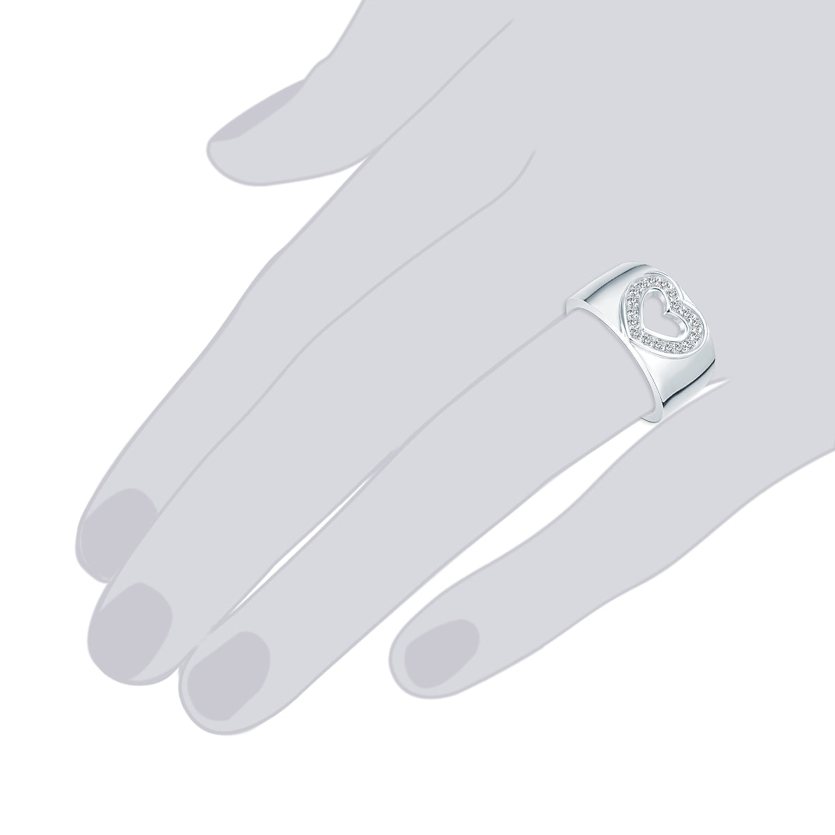 Rafaela Donata Ring Sterling Silber Zirkonia weiß Verkauf