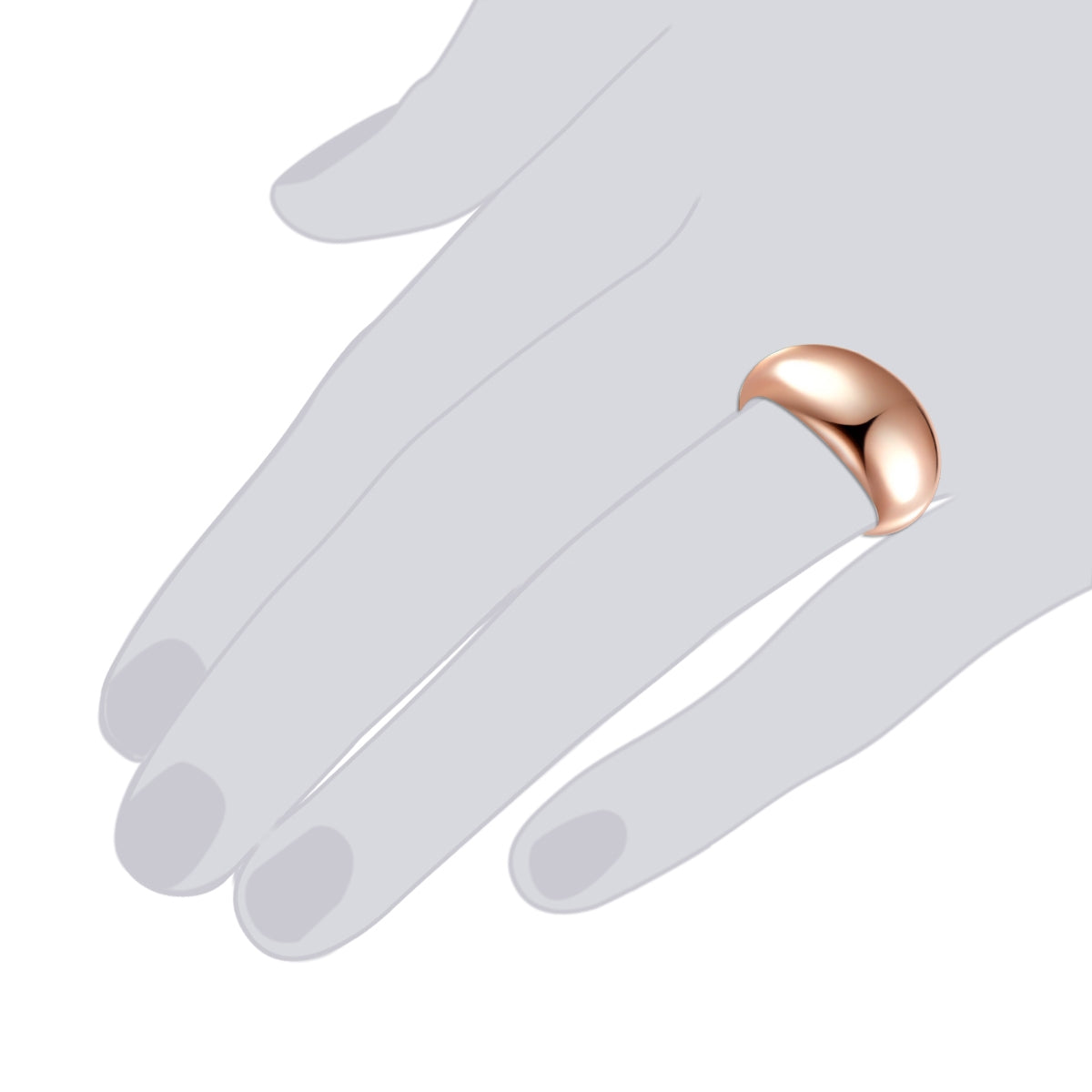 Rafaela Donata Ring Sterling Silber bi-Color Günstiger Verkauf