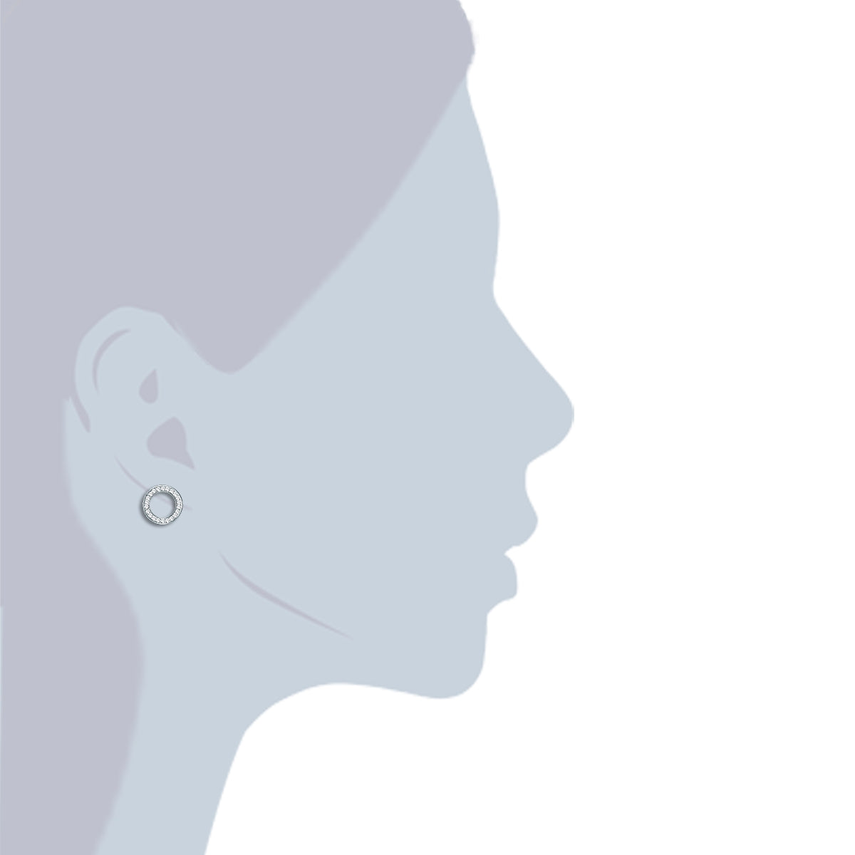Rafaela Donata Ohrstecker Sterling Silber verziert mit Kristallen von Swarovski® weiß Muttertagsangebot