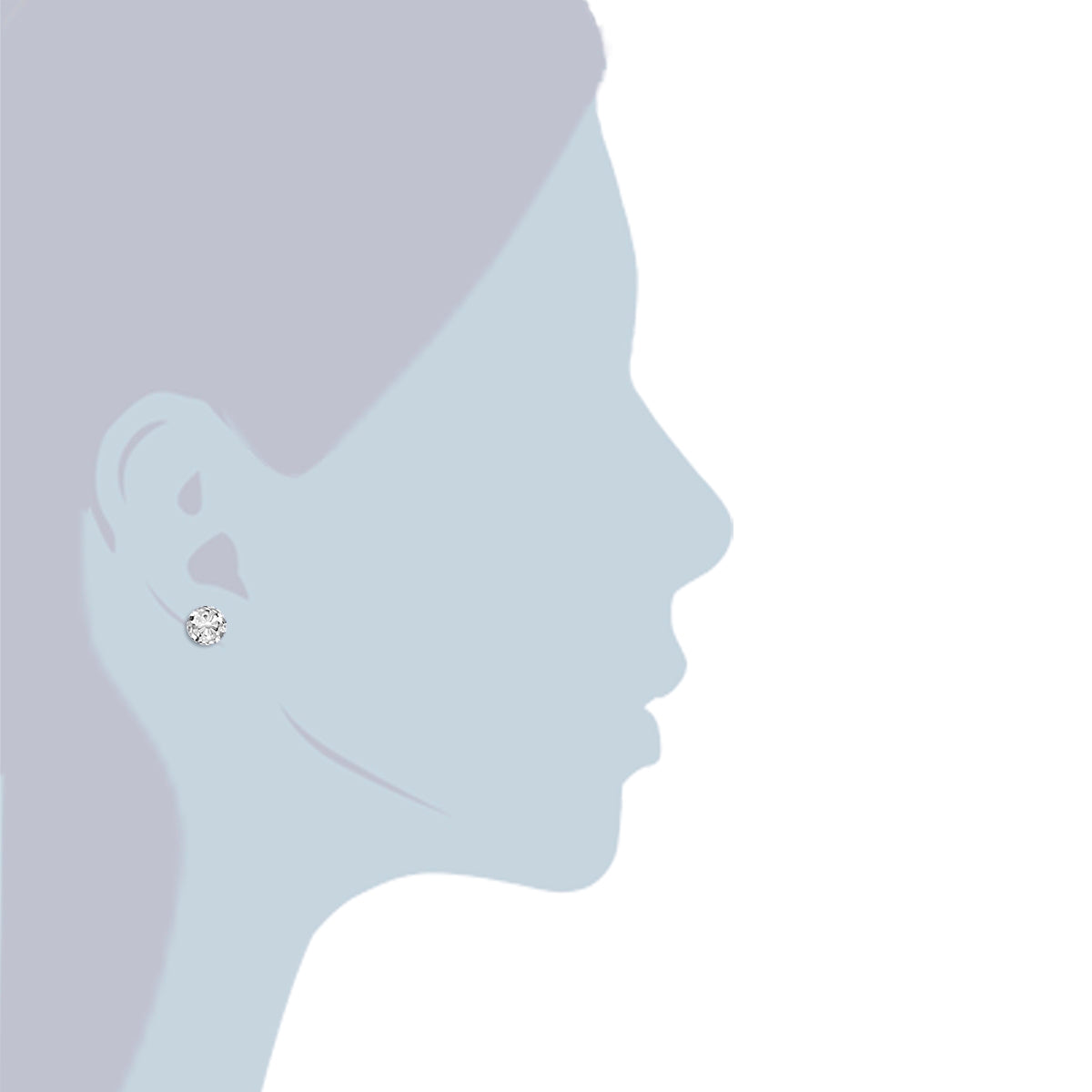 Rafaela Donata Ohrstecker Sterling Silber verziert mit Kristallen von Swarovski® transparent Top Angebot