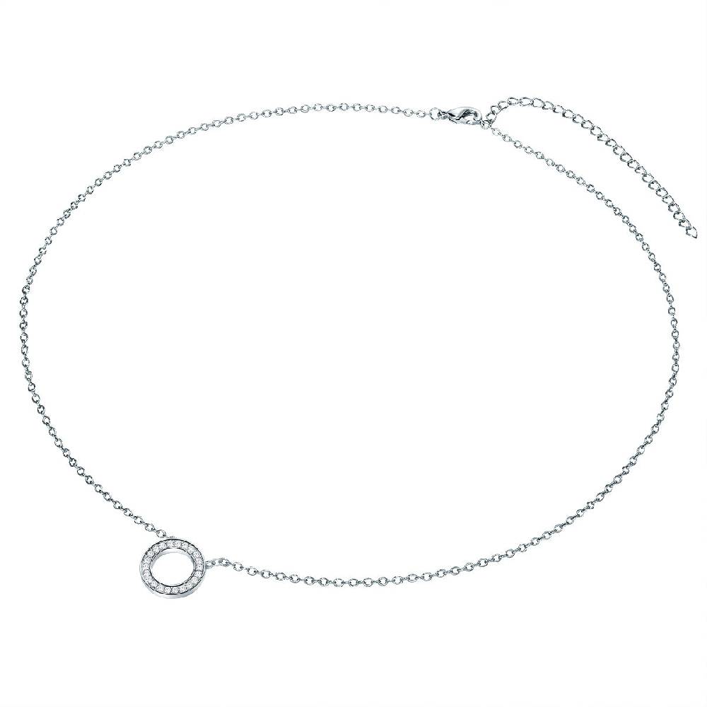 Rafaela Donata Kette mit Anhänger Sterling Silber verziert mit Kristallen von Swarovski® weiß Räumungsverkauf