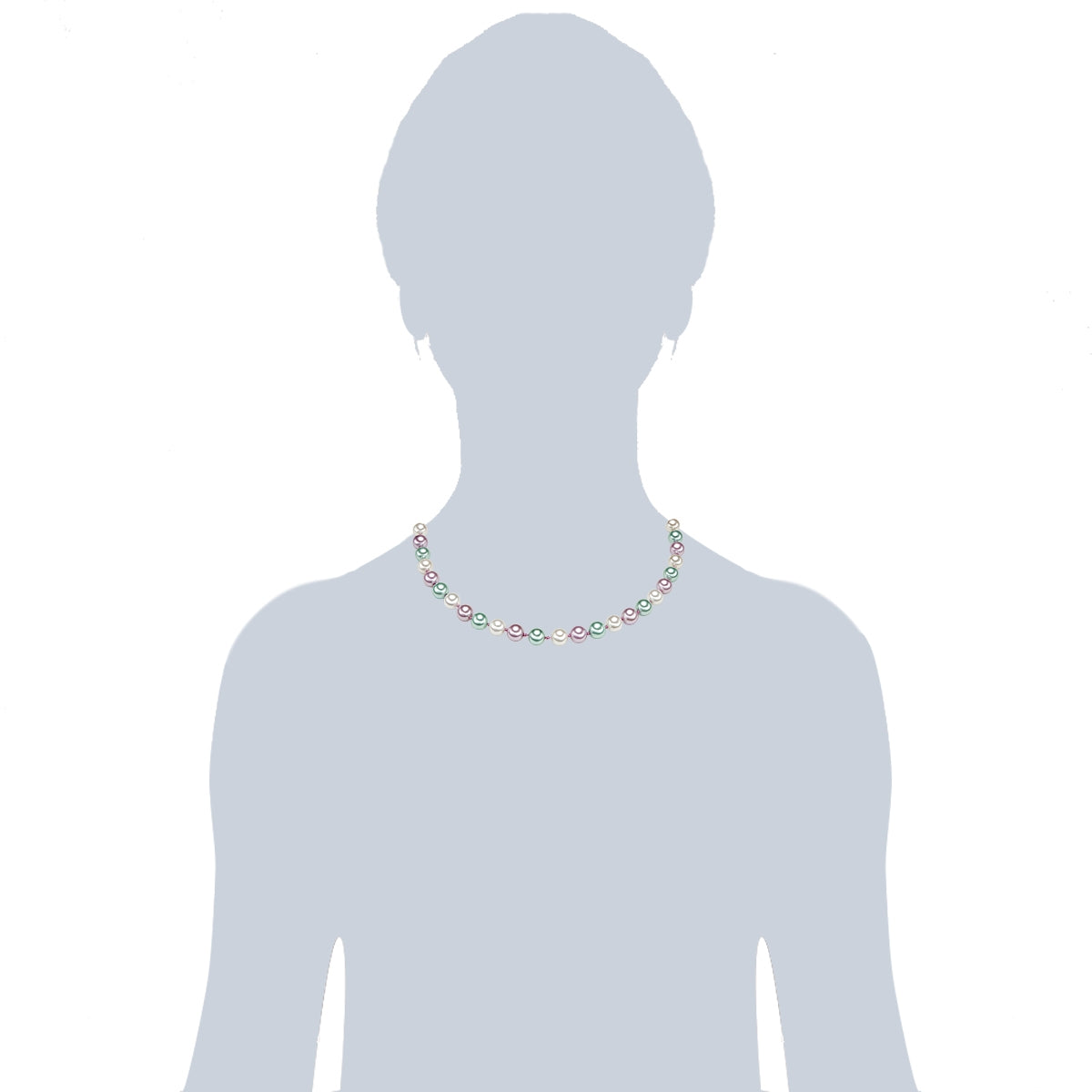 Rafaela Donata Kette Sterling Silber Muschelkernperle multicolor Tägliche Deals