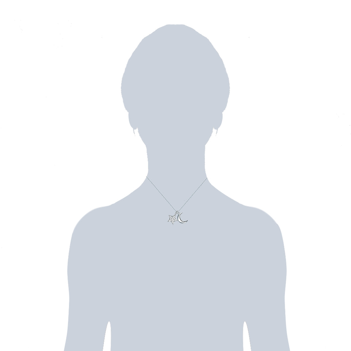 Rafaela Donata Kette mit Anhänger Sterling Silber verziert mit Kristallen von Swarovski® weiß Letzter Tag