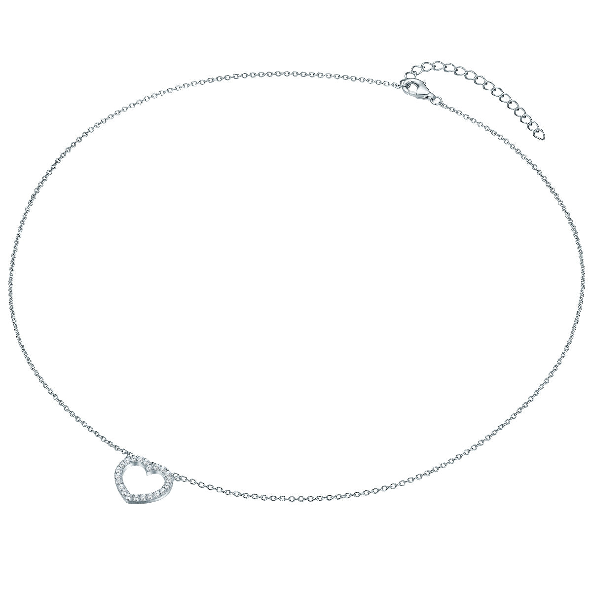 Rafaela Donata Kette mit Anhänger Sterling Silber Zirkonia weiß Clearance-Verkauf
