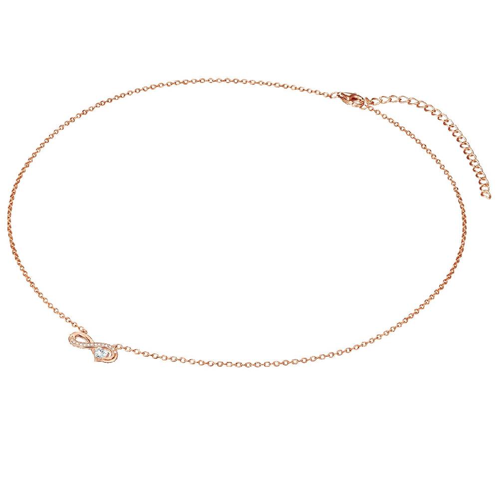 Rafaela Donata Kette mit Anhänger Sterling Silber roségold Zirkonia weiß Angebote