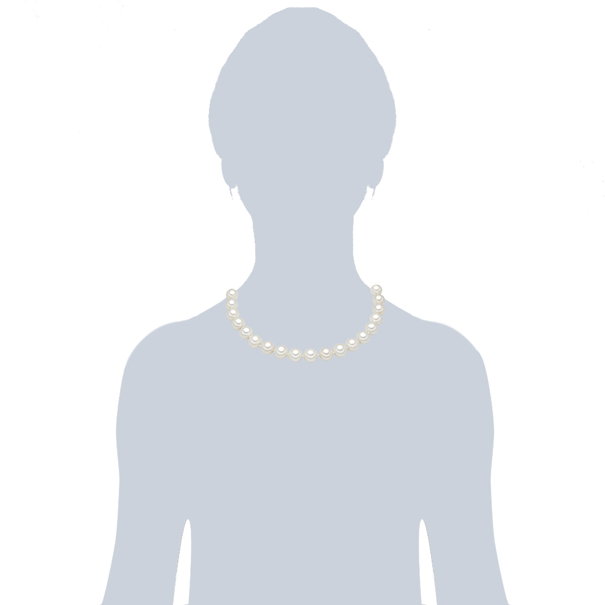 Rafaela Donata Kette Sterling Silber Muschelkernperle weiß Kostenloser Versand