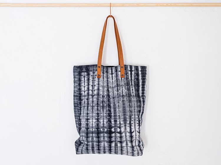 Renna Deluxe Shibori Shopper blau Exklusive Angebote