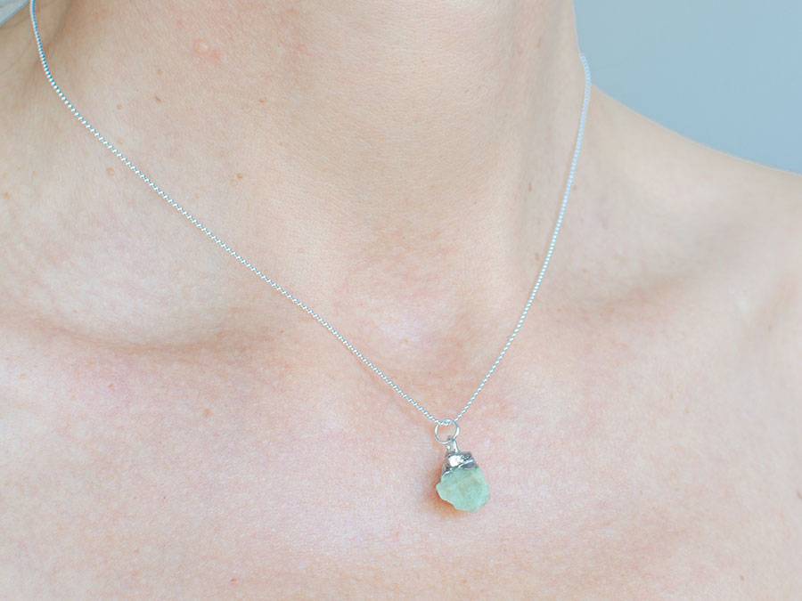 Renna Deluxe GEBURTSSTEIN Kette Silber Bestseller