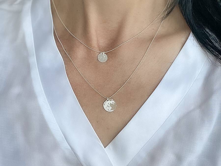 Renna Deluxe MOND Kette Silber – beidseitiges Motiv Wochenangebot