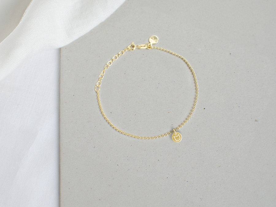 Renna Deluxe Kugel Armband mit KATZE Anhänger Gold Begrenzte Freigabe