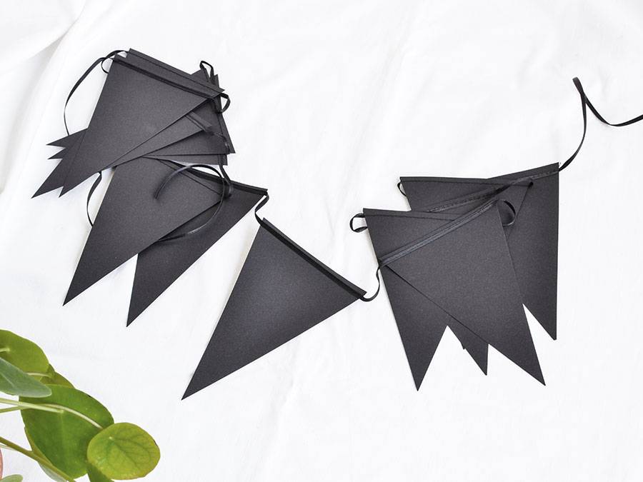 Renna Deluxe Wimpelkette schwarz Verkauf