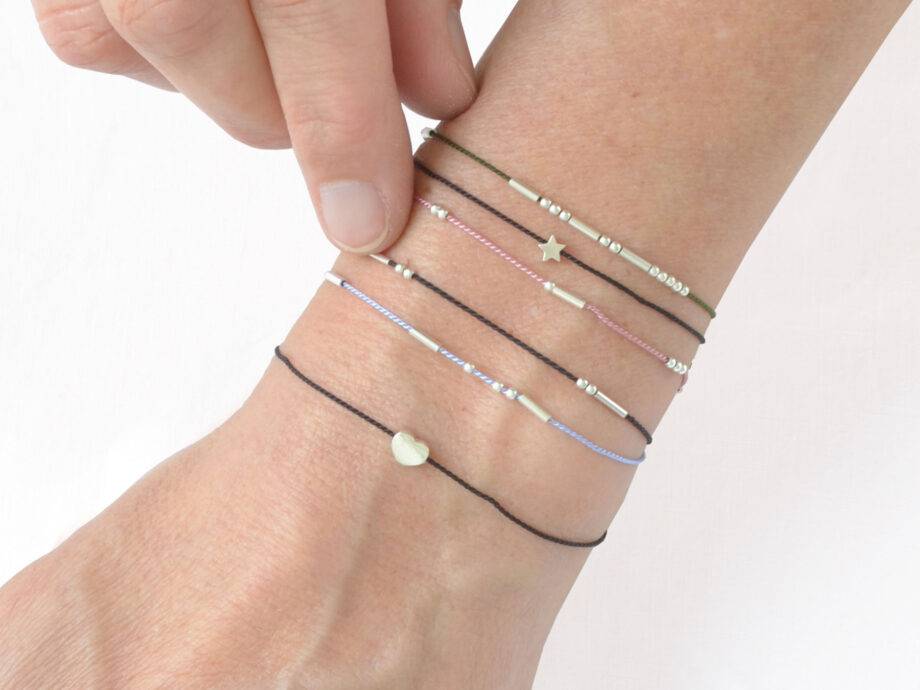 Renna Deluxe MAKE A WISH – STERN Armband in SILBER Fabrikpreis