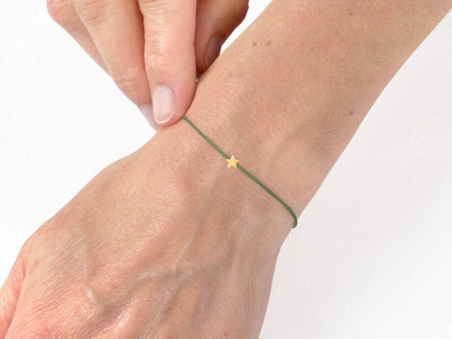 Renna Deluxe MAKE A WISH – STERN Armband in SILBER Fabrikpreis