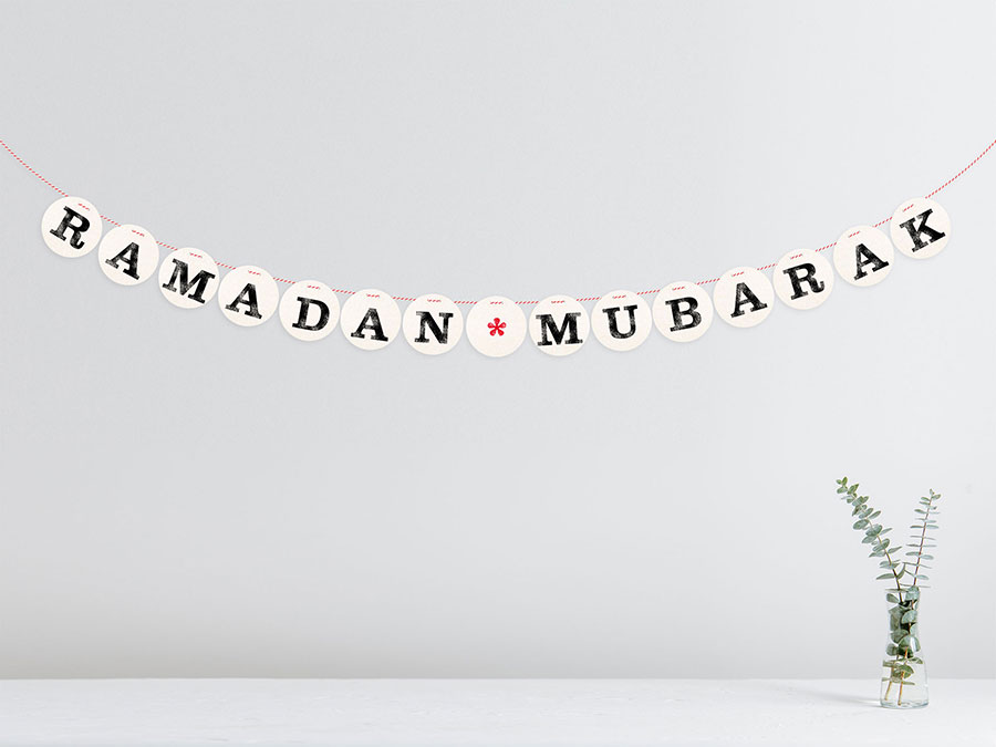 Renna Deluxe RAMADAN MUBARAK Girlande Heißer Verkauf