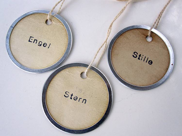 Renna Deluxe ENGEL STERN STILLE Weihnachtsanhänger Saisonale Angebote