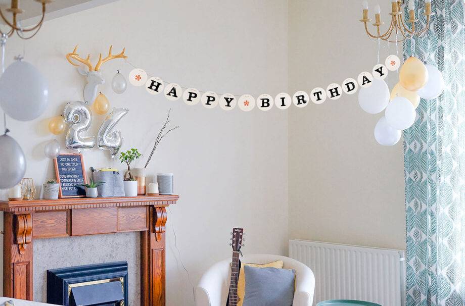 Renna Deluxe HAPPY BIRTHDAY Girlande Tiefpreis