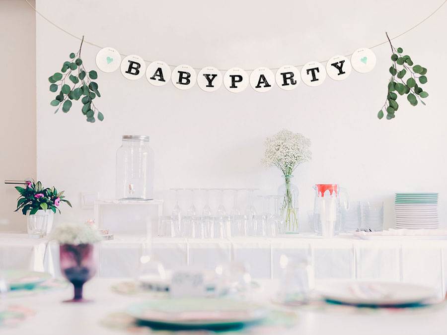 Renna Deluxe BABYPARTY Girlande Bis zu 65% Rabatt