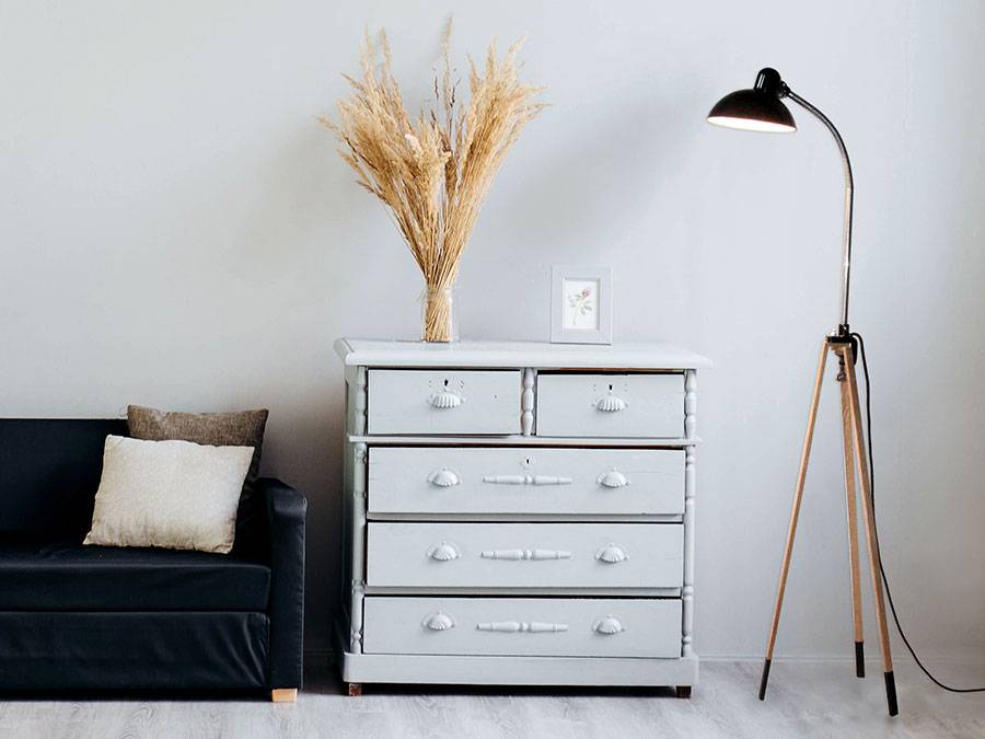 Renna Deluxe Lampengestell Stativ 90 aus Eiche Fabrikpreis