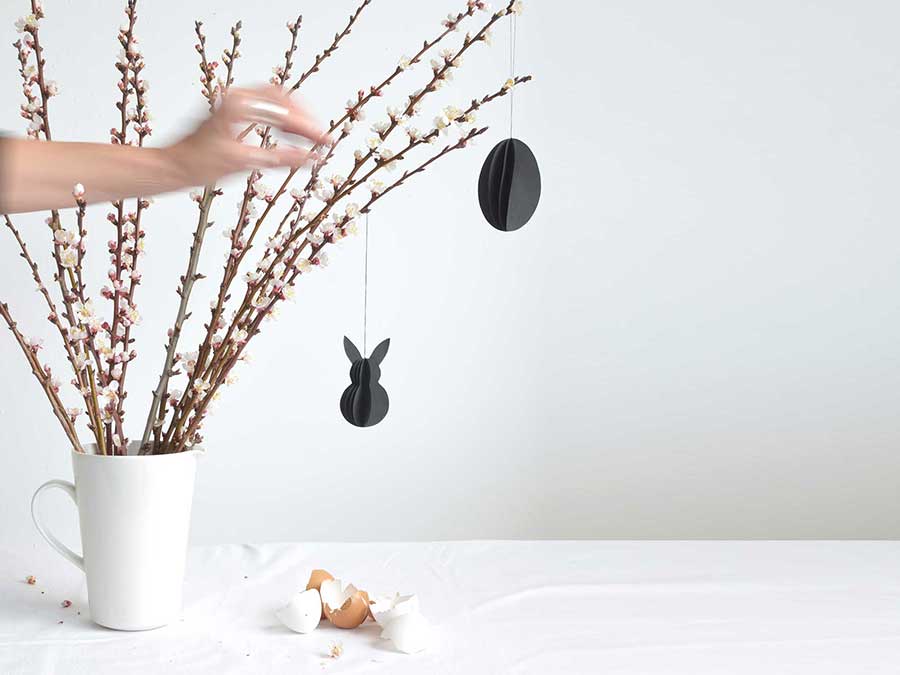 Renna Deluxe Hellblau Osterhase Anhänger Cyber Monday