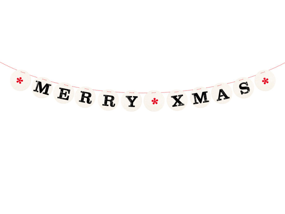 Renna Deluxe MERRY XMAS Girlande Weihnachtsangebot