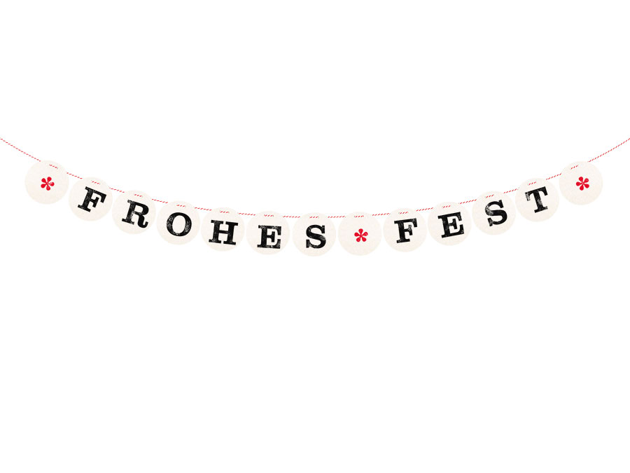Renna Deluxe FROHES FEST Girlande Osterangebot