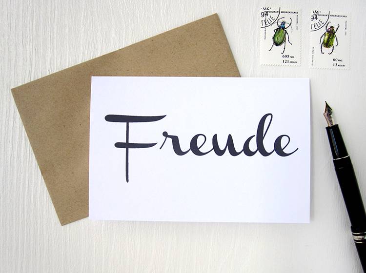 Renna Deluxe FREUDE // Klappkarte Jubiläumsangebot