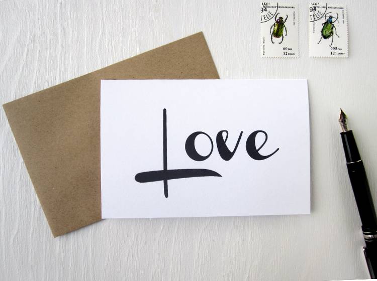 Renna Deluxe LOVE // Klappkarte Lagerräumung