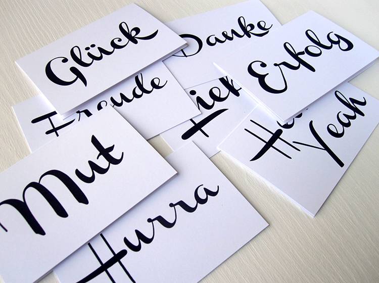 Renna Deluxe Glück // Klappkarte Heißer Verkauf